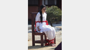 ‘해품달’ 한가인, 대역없이 고문 열연 후 ‘탈진’