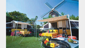 [Leisure]잠은 호텔방서, 기분은 야외 텐트서