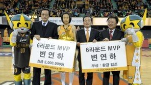 국민은행, KDB생명 3점차 꺾고 단독3위