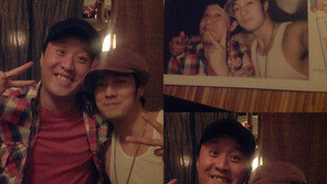 소지섭, 한겨울 민소매로 정준하와 밤새 달려 ‘절친 인증샷’