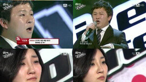 미모의 허공 여친, 눈물로 응원 ‘슈스케 허각 생각나’