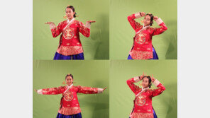 전혜빈 ‘S라인 실종?’ 한복입고 깜찍 포즈