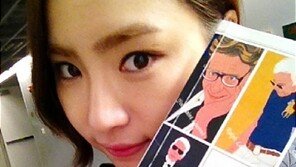 신세경, 촬영 중 ‘뽀얀 피부’ 셀카 공개