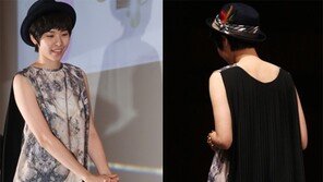 [SD포토] 조윤희, 보이쉬한 매력 망토 패션