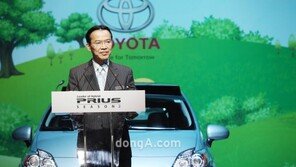 [포토] 나카바야시 히사오 사장 “프리우스로 거듭나겠다” 