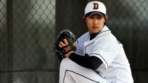 “완벽한 몸관리…이용찬 넘버원!”