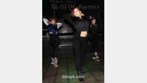 [SD포토] 브브걸 헤란, 탄력 복근 깜짝…눈빛마저 강렬