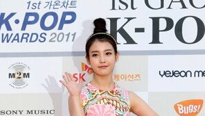[SD포토] 아이유, 깜찍한 ‘올림머리’…대세 스타일 되나?