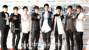 [SD포토] 역시 슈주 ‘우리는 슈퍼주니~어에요!’