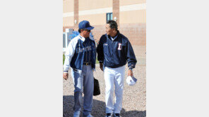 두산 전현직 사령탑 애리조나 회동