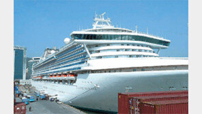 [부산/경남]美대형 크루즈선 부산항 입항