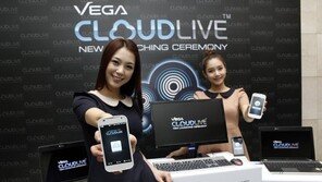 팬택 ‘베가 클라우드 라이브’ 서비스 시연