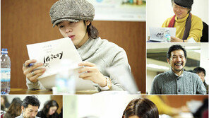 ‘사랑비’ 장근석-윤아-정진영, 진지함 속 화기애애 대본리딩