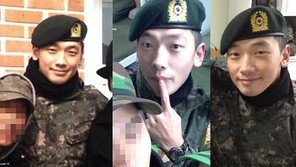 비 근황 사진, 밝은 모습 공개 “일병이 벌써부터 빠져가지고!”