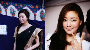 김사랑, 인도 전통의상입고 뽐낸 몸매 ‘여신’