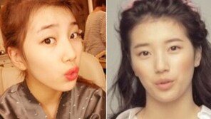 수지, 앞머리의 위력 ‘같은 사람, 같은 나이 맞아?’