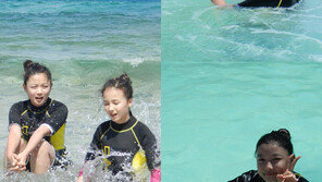 김유정, 스킨 스쿠버 도전 ‘물 속에서 천진난만’