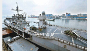 美해군 블루리지함 동해 입항