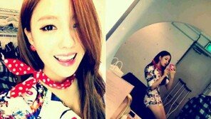 효민, 일본 대기실 사진 공개… 늘씬 몸매-각선미 ‘아찔’