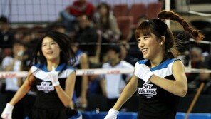 [포토] 치어리더, 아찔 초미니 입고 댄스타임