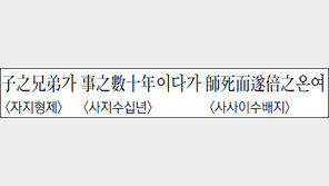 [한자 이야기]<1358>子之兄弟가 事之數十年이다가 師死而遂倍之  온여