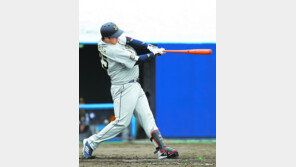 쳤다! 132km 변화구…넘겼다! 좌익수 키