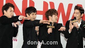 [SD포토] 신화 에릭 ‘혼자서 동작 못마춰’