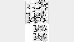 [바둑]제55회 국수전… 끝낼 수 있는 기회 놓친 백
