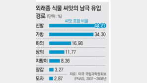 남극대륙 ‘외래종의 침공’… 청정 생태계 급속 파괴