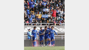 [슈퍼매치] 수원, 박현범 결승골로 K리그 선두 등극…서울에 2-0 승