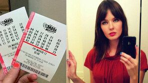 ‘7,360억 로또 당첨’ 미녀 모델, 트위터에 인증샷