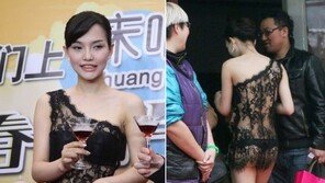 中 여배우 웨이위치, 또다시 난감한 파격 노출로 ‘눈길’