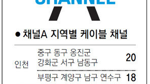 [인천/경기]채널A 지역별 케이블 채널