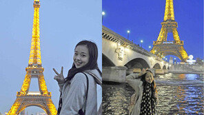 손연재, 에펠탑 앞에서 인증샷 ‘청순미 폴폴’