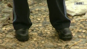 55억 동전 홍수 사건, 치우는데만 꼬박 하루 걸려