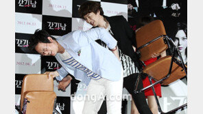 [SD포토] 김정태, 예능감 폭발하더니 이젠…