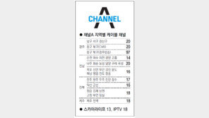 [광주/전남][전북][제주]채널A 지역별 케이블 채널