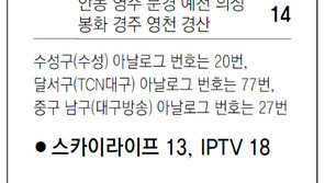 [대구/경북]채널A 지역별 케이블 채널