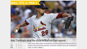 세인트루이스, MLB 개막전 승리… 마이애미에 완승