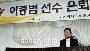 [SD포토] 이종범, ‘눈물의 은퇴 기자회견‘