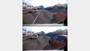 여성운전자 위협하는 난폭택시 “해도 너무 한다”