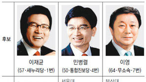 [4·11총선 격전지]부산 영도, 야권후보 “이재균 독주 제동”