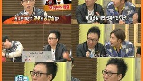 박명수 응급실행 비화 ‘무한도전 파업특별편’에서 공개! “폭소!”