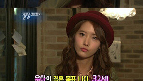 소녀시대 윤아, “결혼은 32살 쯤 하고 싶어”