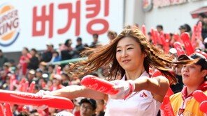 [포토] SK치어리더, ‘즐기면서 응원해요’