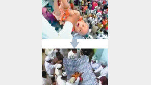 헉, 아기를… 인도, 9m 아래로 던진 후 받는 악습 여전