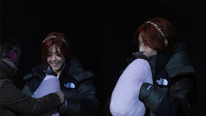 이윤지, 봄인데 패딩점퍼를? “너무 추워”