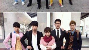 박유천 ‘옥탑방위대’ 결성, “독수리 오남매 촬영 중?”