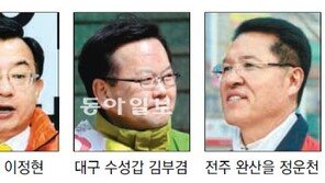 [약속 2012 4·11총선]지역주의 도전 3인, 꽃 못피워도 싹은 틔웠다