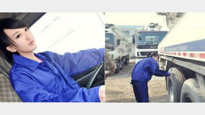 ‘청순미모’ 트럭 여기사에 ‘눈길’… “유명 여가수랑 판박이!”